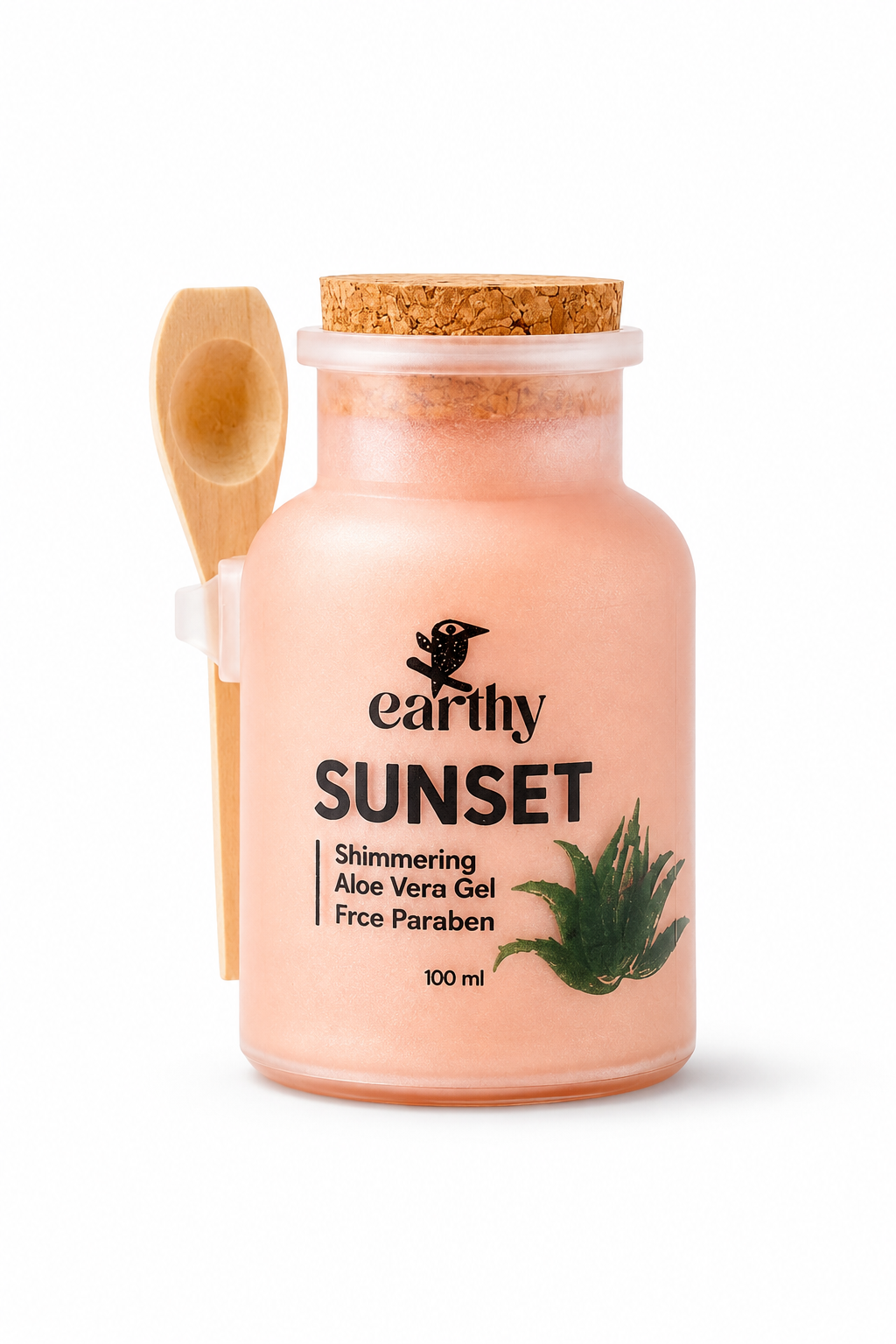 Shimmering aloevera gel Sunset