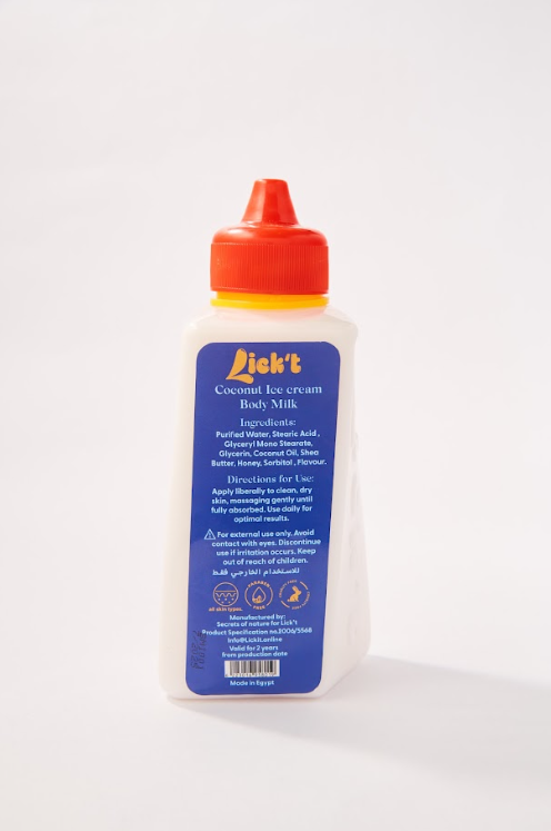 Lick't Body Milk Coconut Ice Cream
