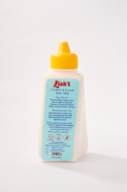 Lick't Body Milk Cookies and Cream