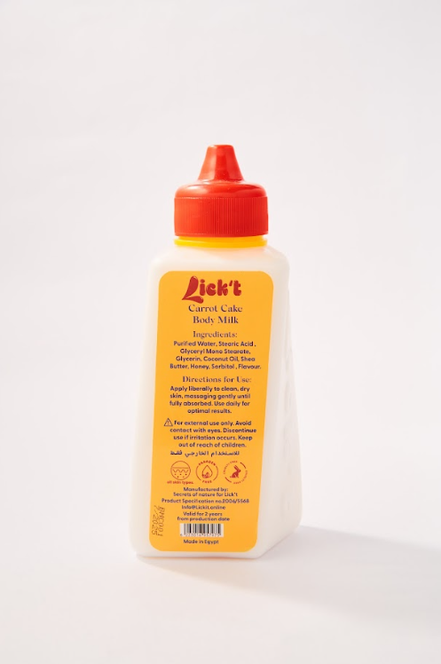 Lick't Body Milk Carrot Cake