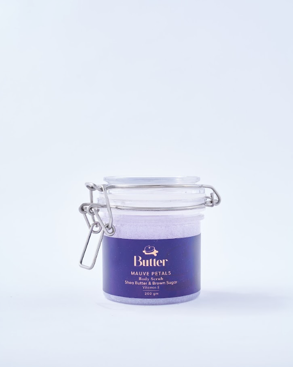 Scrub Butter mauve petals 200gm