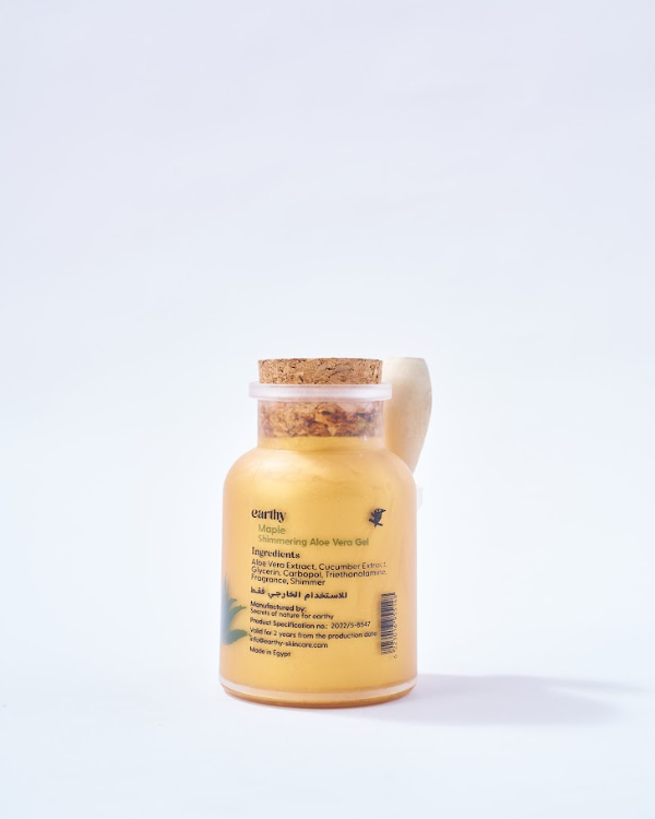 Shimmering aloevera gel Maple
