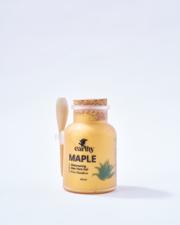 Shimmering aloevera gel Maple