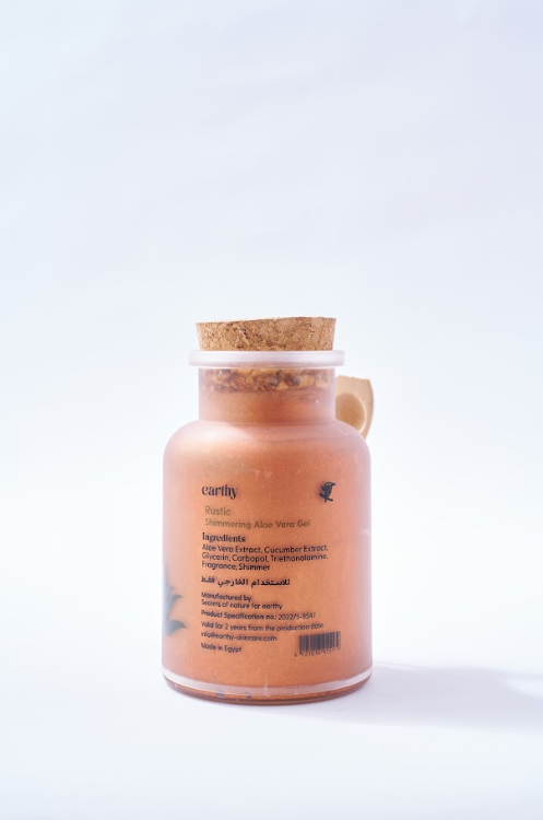 Shimmering aloevera gel Rustic