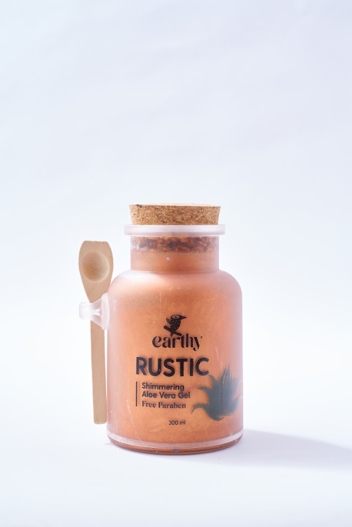 Shimmering aloevera gel Rustic