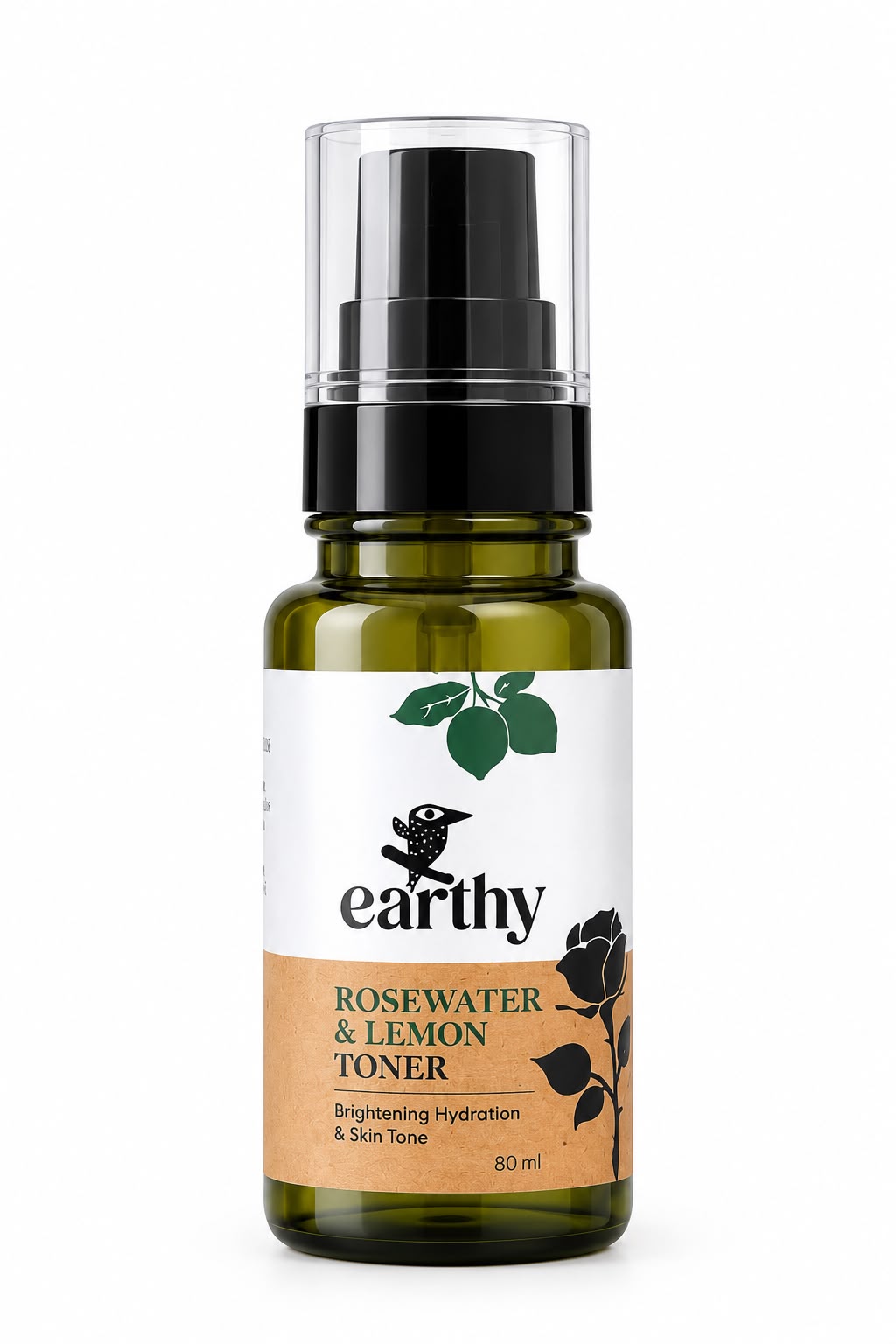 Earthy Rosewater & Lemon Toner – 80ml