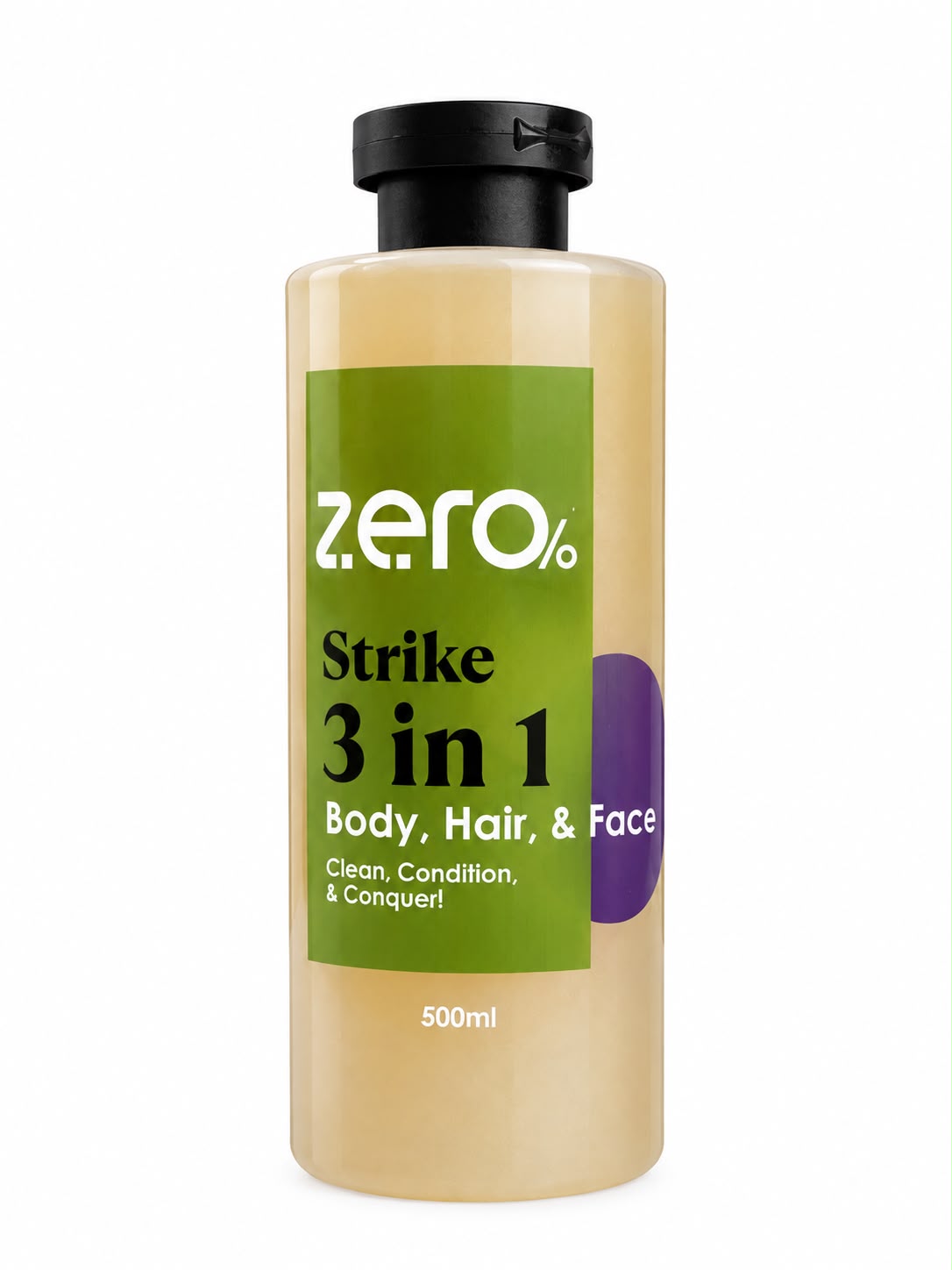 Strike 3 in 1 Body, Hair & Face – 500ml