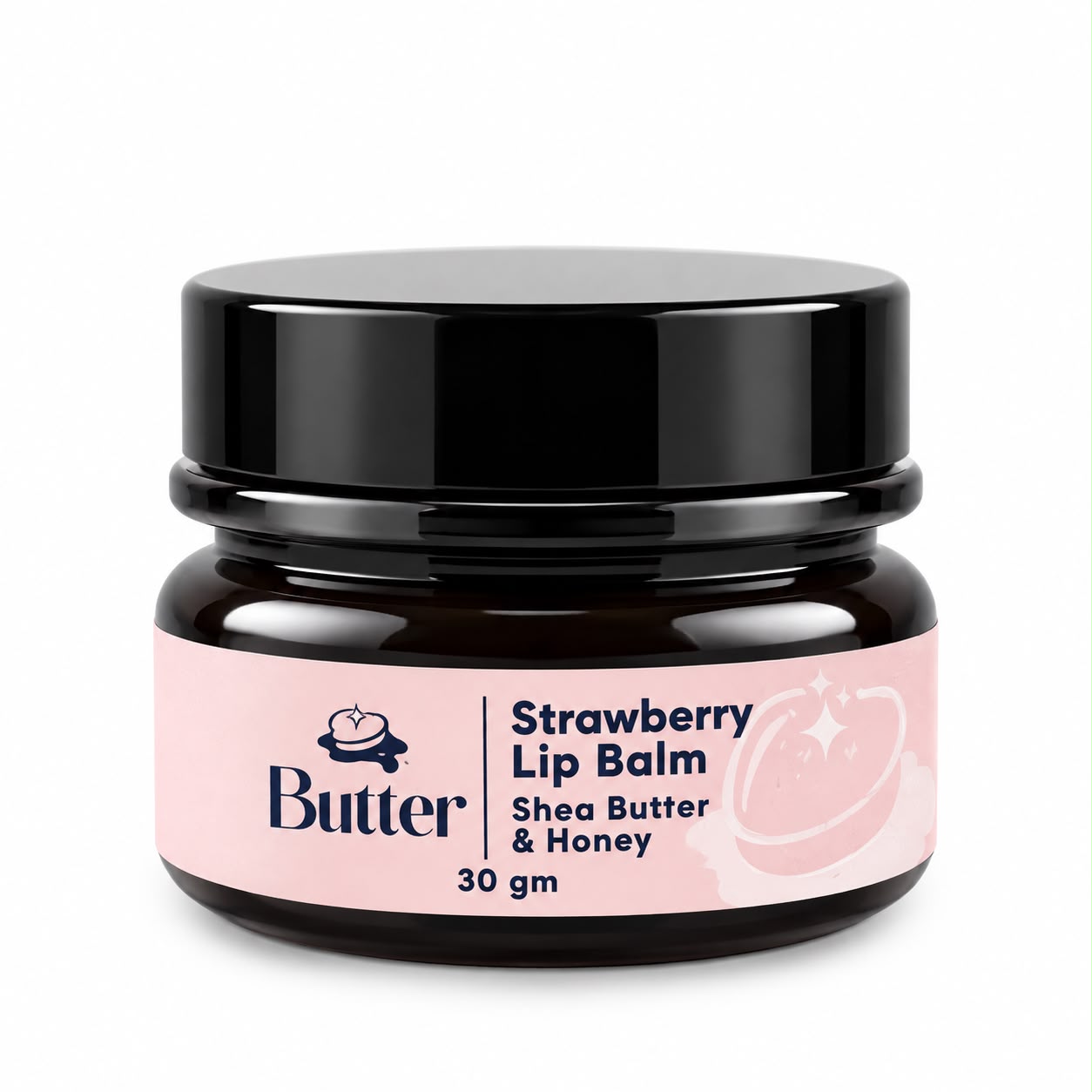 Butter Lip Balm strawberry 30gm