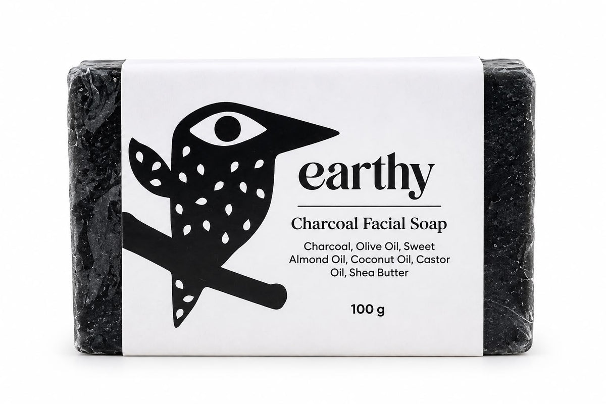 EARTHY Charcoal Facial Soap – 100gm