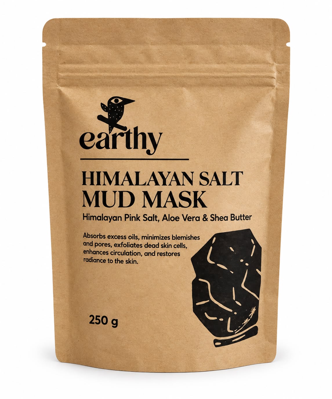 EARTHY Himalayan Salt Mud Mask – 250gm