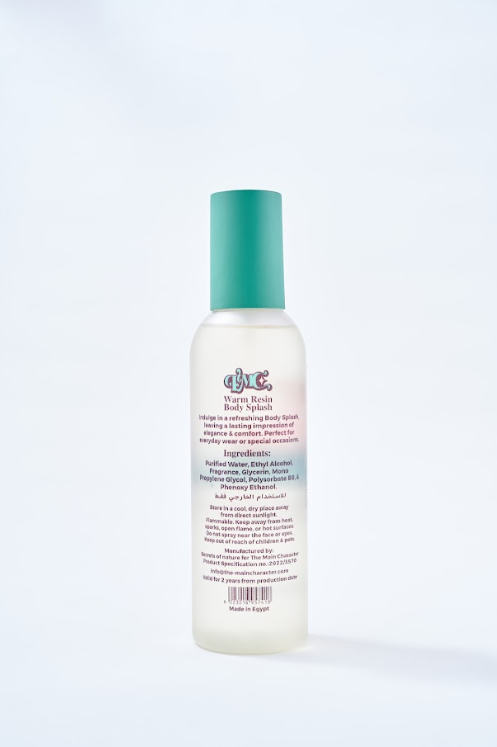 Body Splash Warm Resin 200ml
