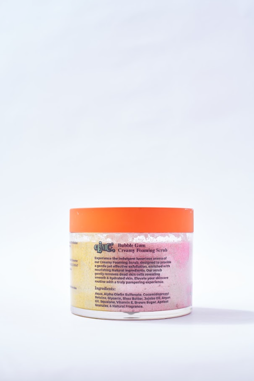 Creamy Foaming Scrub Bubble Gum 250gm