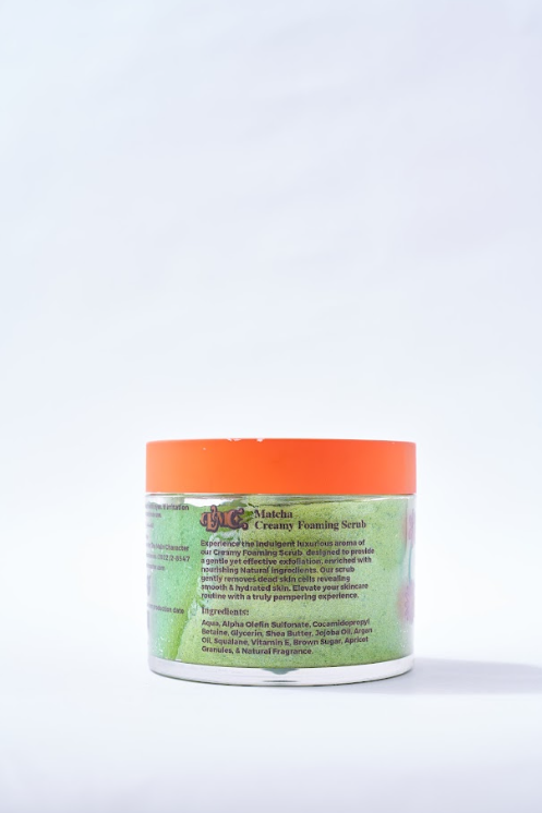 Creamy Foaming Scrub Matcha 250gm