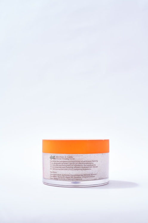 Creamy Foaming Scrub Strawberry & Vanilla